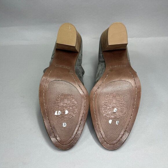 Vince Camuto Fileana Booties Women's Size 9.5 Split Shaft Suede Ankle Boots - Picture 9 of 15